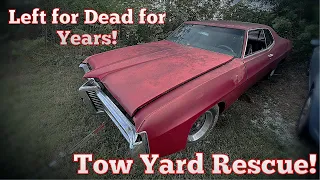 Pontiac Grand Prix TOW YARD Rescue! Will it Run after Years of Neglect?