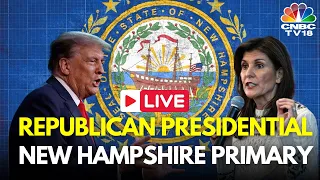 LIVE: Republican Presidential Race in New Hampshire | Trump vs Haley | Republican Nomination | IN18L