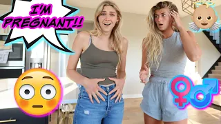 PREGNANCY PRANK at the JATIE BASE!! *Cute Reaction*