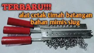 Tutorial cara bikin cetakan timah untuk bahan mimis slug