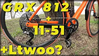 11-51 + Shimano GRX 812 и совместимость GRX с LTWOO GR9 - Меняю и тестирую переключатели