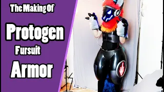 //The Making Of A Protogen Fursuit// Bodysuit Tutorial Part 1 + PDF Template