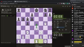 [RU] Шахматы. Игра со зрителями на lichess.org.