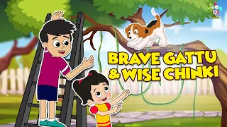 Brave Gattu & Wise Chinki | Puntoon English Moral Stories | Nonstop English Animated Cartoon