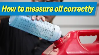 Accurately Measure Oil to Gas for 2-Stroke Engines