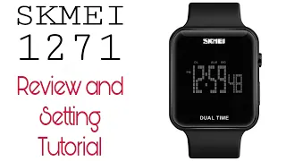 Jam SKMEI 1271 review dan cara setting