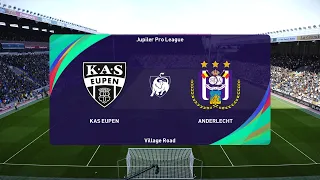 PES 2021 | KAS Eupen vs Anderlecht - Belgium Jupiler League | 15/01/2021 | 1080p 60FPS