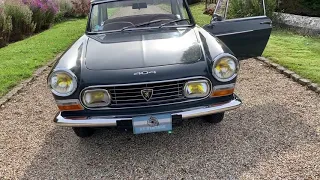 PEUGEOT 404 COUPE 1967 vendue CHEZ GT VINTAGE CLASSIC CARS