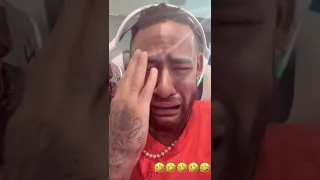 نيمار جونيور برازيلي يبكي 🤣🤣 neymar 2022 #shorts #neymar #tiktok