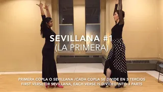 Sevillanas tutorial #1 (la primera) - Aprende a bailar Sevillanas
