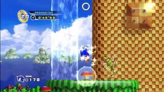 [HD] Sonic 4 - Splash Hill Zone Act 2 (High-Speed Athletics)