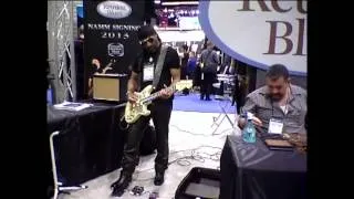 Ernie Isley Jamming At NAMM 2013 In Reunion Blues Booth