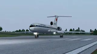 FlightGear | Tu-154B-2 | Full Flight | UUDD -- ULLI | FG 2020.3.13 | Subtitles