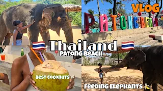 Thailand Travel Vlog: 📍Phuket | Room Tour| Feeding Elephants #Thailand #travel #travelvlog