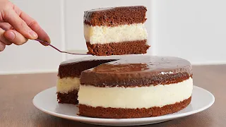 Bounty cake melts in your mouth! Delicious chocolate cake! simple recipe