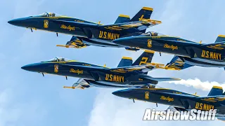 Blue Angels in Super Hornets! - FIRST Full Public Performance!