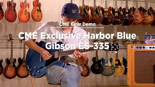 CME Exclusive Harbor Blue Gibson ES-335 | CME Gear Demo | Evan Skorepa