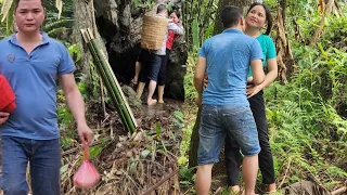 Single mother - Hoang Thi Duyen is happy when she goes to the forest alone.  and the ending