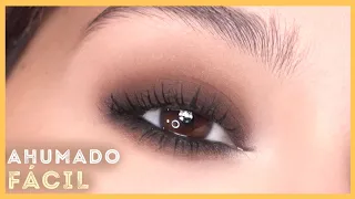 MAQUILLAJE DE OJOS AHUMADO FÁCIL Y RÁPIDO