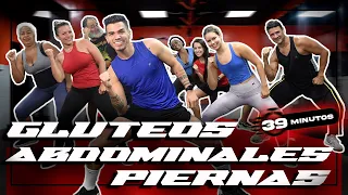 Rutina de Cardio GLUTEOS, ABDOMINALES y PIERNAS | CARDIO GAP | 40 Minutos