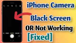 iPhone Camera black screen| iPhone camera not working properly| Tech Support