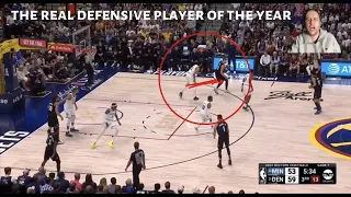 KARL-ANTHONY TOWNS is the real defensive player of the year for the TIMBERWOLVES