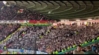 Copenhagen fans at Old Trafford 2023