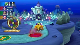 Mario Party 10 Mario Party #776 Yoshi vs Wario vs Waluigi vs Toadette Whimsical Waters Master