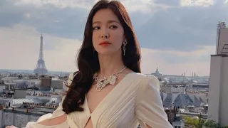 SONG HYE KYO AT THE CHAUMET GALA DINNER IN PARIS PART 1