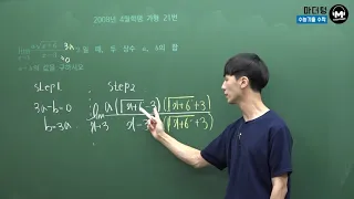 [마더텅] [수학2] 2008년 4월학평 가형 21번 (풀이 : 손광현 선생님)