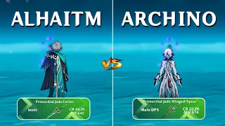 Arlechino vs Alhaitham  !! Who is the Best DPS ?? [ Genshin Impact ]