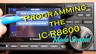 ICOM IC-R8600: Simplified Memory Programming and Scanning