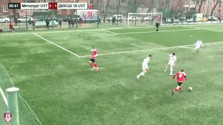 Металург (Запоріжжя) - ДЮСШ-15 (Київ). U-17. Огляд забитих голів.