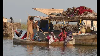 A Pakistani Village on Boats | Ancient Tribe | Boat House | Floating Village | Mohana Tribe