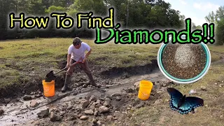 WET SHIFTING LIKE A BEAST | Sampling, Identifying, Testing Gravel | Crater of Diamonds