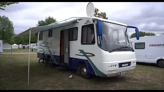 Motorhome quality: MAN Vario Mobil 2000: Renovation of new technology + air conditioning interior