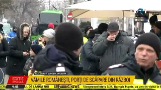 Sute de ucraineni, în taberele pentru refugiați din Suceava