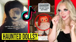 CREEPIEST HAUNTED DOLLS & SCARY TOYS CAUGHT MOVING ON CAMERA..(*CURSED TIKTOKS!*)