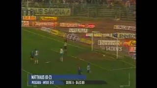 Stagione 1988/1989 - Pescara vs. Inter (0:2)