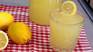 Turkish Lemonade, the most delicious lemonade recipe! Without Cooking! Refreshing, summer drink !