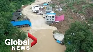 Landslide in China's Guizhou province leaves several trapped, missing