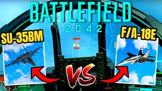 Battlefield 2042 - Dogfight Su-35BM Flanker-E vs F/A-18