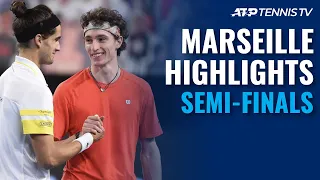 Medvedev vs Ebden; Humbert vs Herbert | Marseille 2021 Semi-Final Highlights