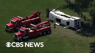 Truck driver arrested after deadly bus crash in Florida