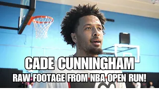 Cade Cunningham Raw Footage From Viral NBA Open Run!