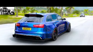 Audi RS 6 Avant - Forza Horizon 5 - Fanatec DDPro Wheel+Shifter Gameplay