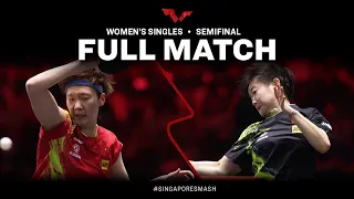 Sun Yingsha vs Wang Manyu | WS SF | Singapore Smash 2023