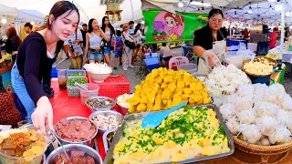 Best Street Food at Koh Norea Night Market - Dessert, Beef Noodle Soup, Seafood, Squid, & More