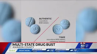 Counterfeit M-30 pills seized in multi-state drug bust