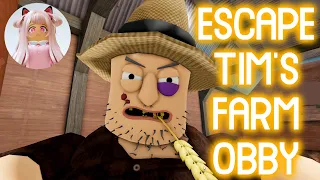 ESCAPE TIM'S FARM OBBY! (FIRST PERSON OBBY!) Roblox Obby Gameplay Walkthrough No Death 4K